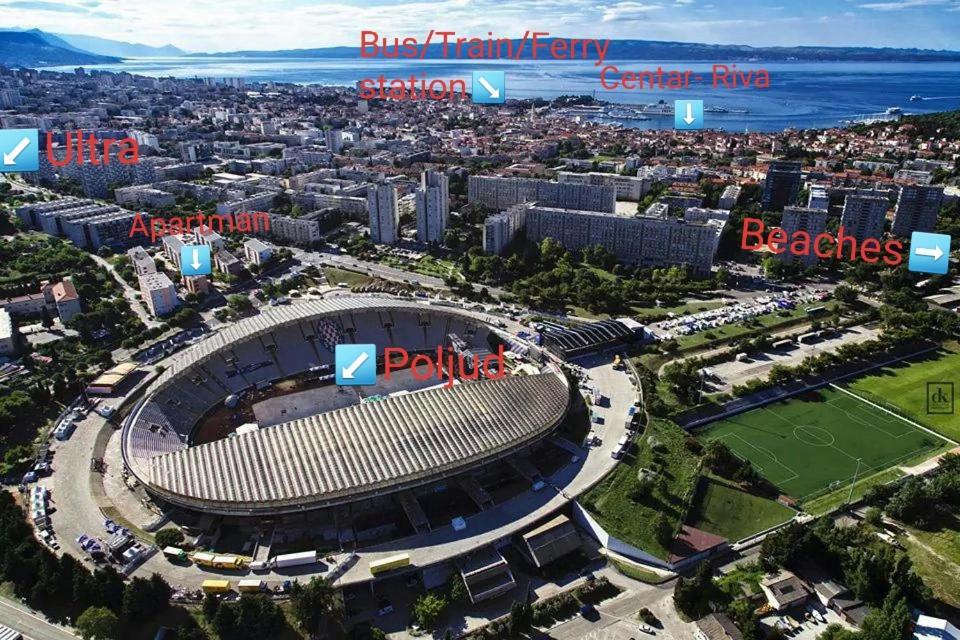 Blue Mile Apartman Spalato Esterno foto